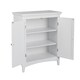 image 4 of Teamson Home Glancy Free Standing Floor Storage Cabinet with Louvered Doors Adjustable Shelves