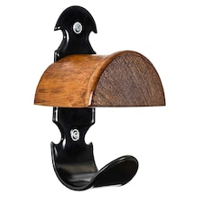 Stubbs Retro Bridle Rack - Black/Brown - One Size