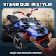 image 7 of AIYAPLAY Kids Electric Ride On Car, 12V Battery Powered Ride On ATV with MP3 Player, Horn, 2 Speeds, LED Lights, 3 Wheeler Electric Vehicle Toy Car for Boys & Girls Ages 3-8 | Blue