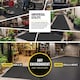 image 9 of Heavy Duty Diamond Pattern Rubber Flooring | Black | 11m