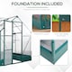 image 7 of Outsunny Walk-in Greenhouse Garden Polycarbonate Aluminium w Smart Window 6x6ft