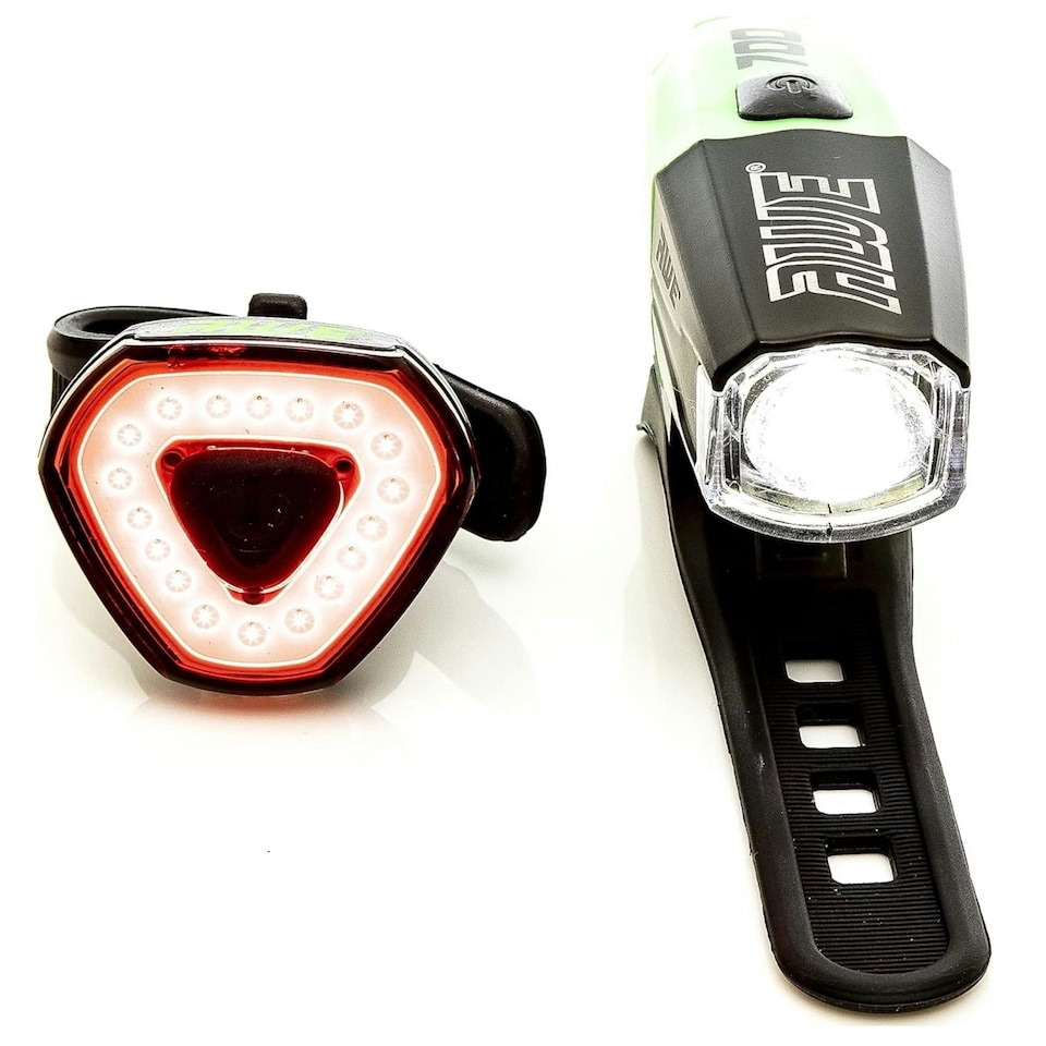 image 1 of AWE X-Fire360 USB 2.0 730 Lumens Rechargeable Bike Light Set Front/Rear CE Approved