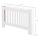 image 7 of HOMCOM Radiator Cover Painted Slatted MDF Cabinet Lined Grill 112x19x81cm