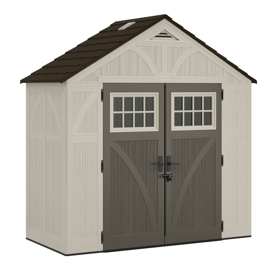 image 1 of Suncast Tremont Shed 8x4 | Cream