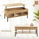 image 2 of COSTWAY LiftTop Coffee Table Living Room Central Table N/A