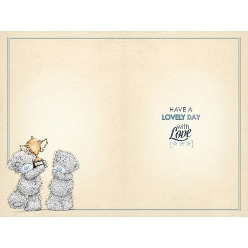 image 1 of From Daughter & Partner Me to You Bear Father Day Card
