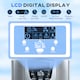 image 6 of HOMCOM 3L Ice Maker Machine and Water Dispenser, 12kg in 24H, 2 Size Options 9 Ice Cubes Ready in 6-10 Mins Countertop Ice Machine for Home, Kitchen, Office, Bar, Silver