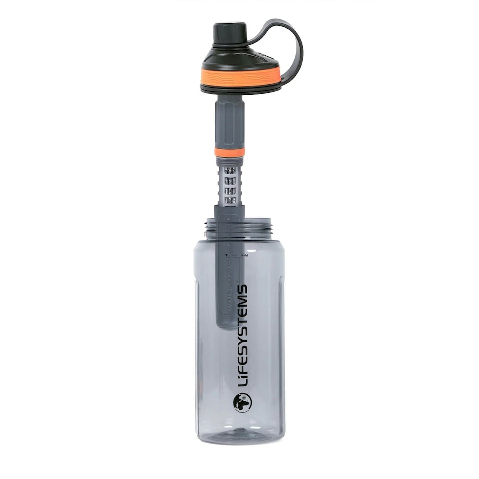 image 1 of Lifesystems Filtrating Tritan Water Bottle BPA Free 1L Orange | 1L