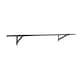 image 1 of 5ft Wall Mounted Garment Clothes Rail Super Heavy Duty All Metal Black | Black | One Size