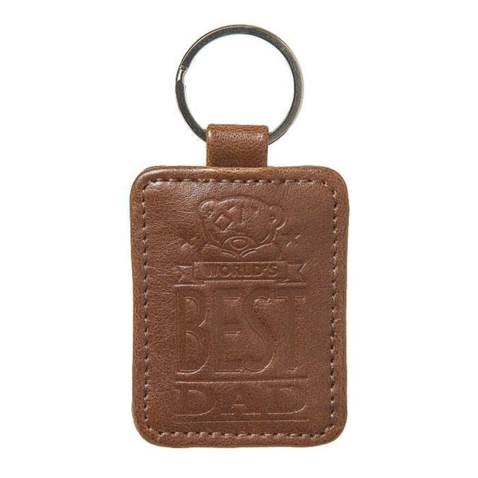 image 1 of Worlds Best Dad Me to You Bear Key Ring
