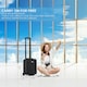 image 2 of Flight Knight Lightweight 2 Wheel ABS Hard Case Suitcases Cabin Carry On Hand Luggage 100+ Airlines Approved - Wizz, Ryanair & easyJet Free Carry On 40x30x20cm | Black | Cabin Bag