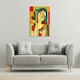 image 2 of woman with chocolate in hand (Canvas Print) 101 x 77 x 4cm