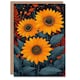 image 1 of Three Mystical Sunflowers Dark Magic Her Birthday Card
