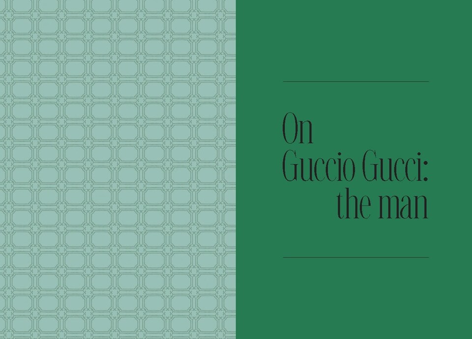 image 1 of Words From A Fashion Icon: Guccio Gucci