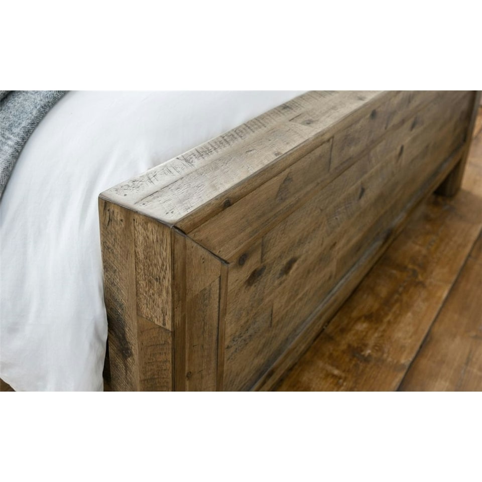 image 1 of Rustic Oak Bed Frame - King 5ft (150cm)