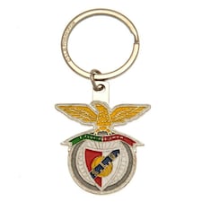 SL Benfica Crest Keyring - Multicoloured - One Size