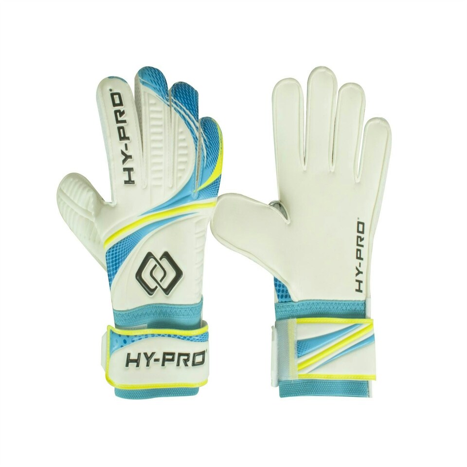 image 1 of Hy-Pro Captura Football Soccer GK Goalkeeper Gloves Size 8 White