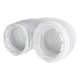 image 3 of SPARES2GO Vent Hose & Adaptor Kit for Creda Tumble Dryer (2 Metres, 4" Fitting)