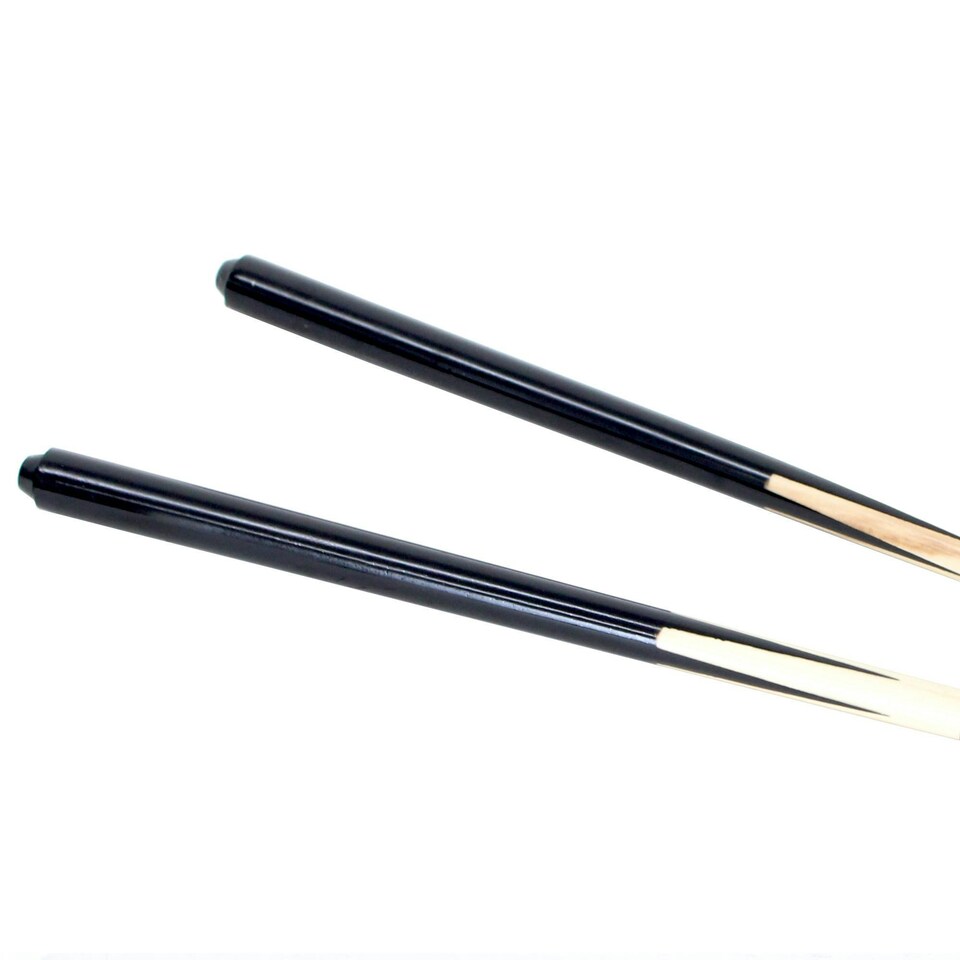 image 1 of Oypla 2x Small 36" Pool / Snooker Cues with Spare Tips