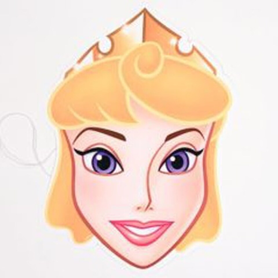 Disney Princess Sleeping Beauty Cardboard Face Mask