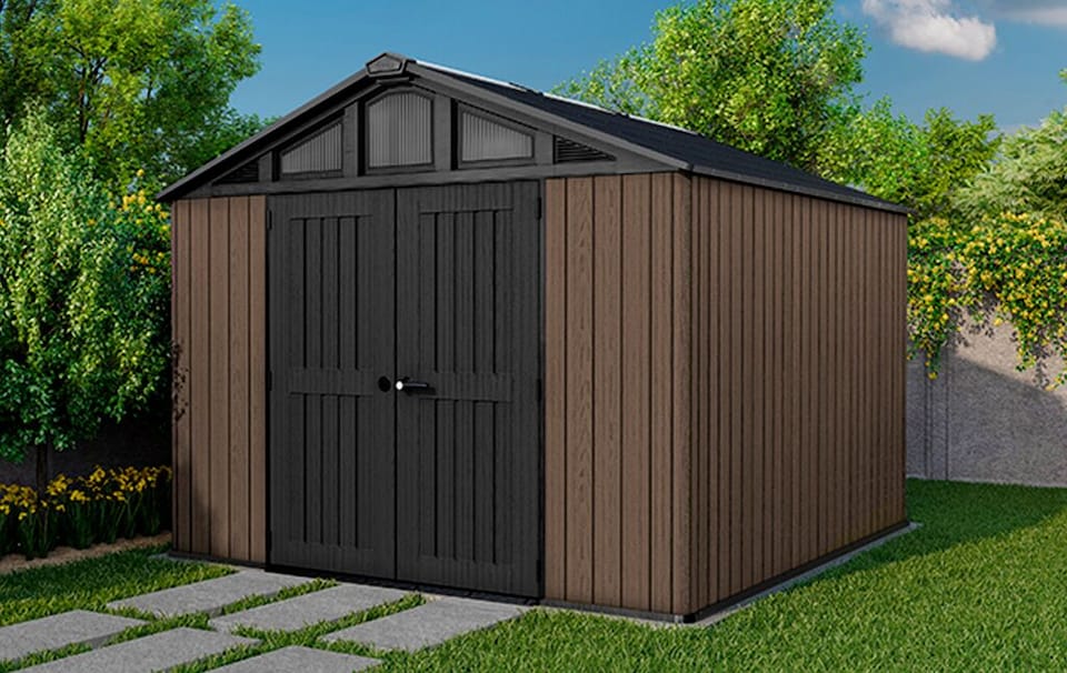 image 1 of Keter Stronghold 10x11.5ft Shed - Brown