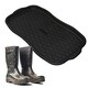 image 3 of 2 x Shoe Tray Organiser Designed To Protect Carpets Non-Slip Ideal For Home Use Black