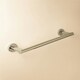 image 2 of Cosmic Wall Mounted Towel Round Rack with Chrome Finish Silver for Bathroom 46cm