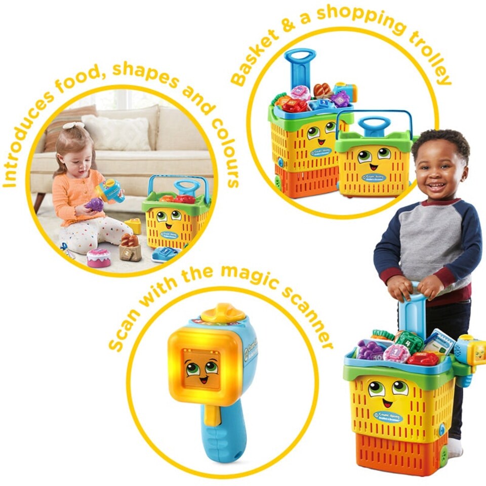 image 1 of Leap Frog Count Along Basket & Scanner