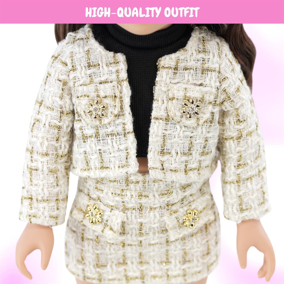 image 1 of BiBi Doll 18" Kiara Fashion Doll Toy With Movable Limbs