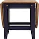 image 4 of Santos Drop Leaf Extending Coffee Table Blue | Navy Blue