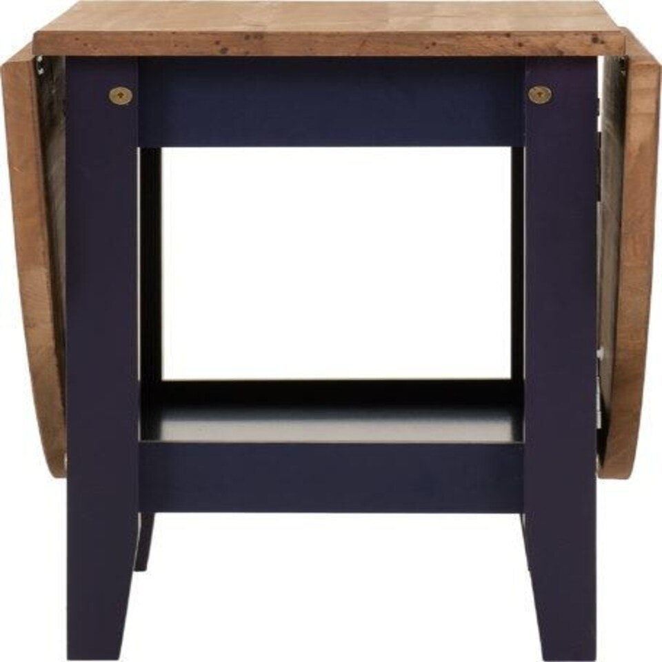 image 1 of Santos Drop Leaf Extending Coffee Table Blue | Navy Blue