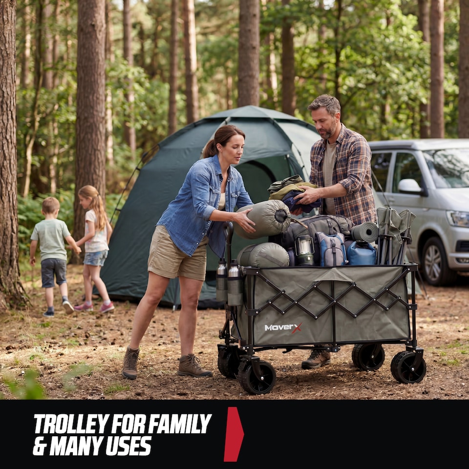image 1 of MoverX 200L/150kg Premium Camping Trolley / Festival Wagon