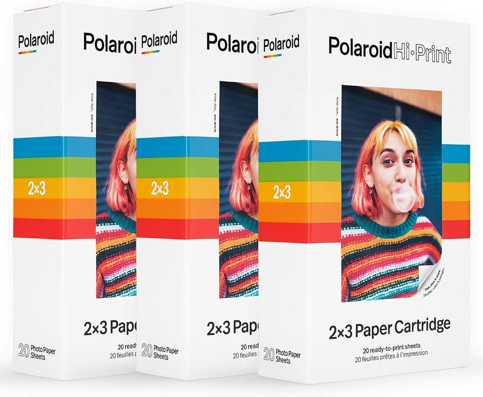 Polaroid Hi·Print 2x3 Cartridge (60 Sheets)