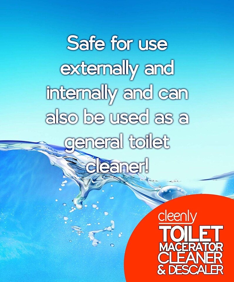 image 1 of Cleenly Toilet Macerator Cleaner and Descaler 5L