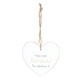 image 1 of Something Different Enjoy Your Retirement Heart Hanging Sentiment Sign - White - One Size