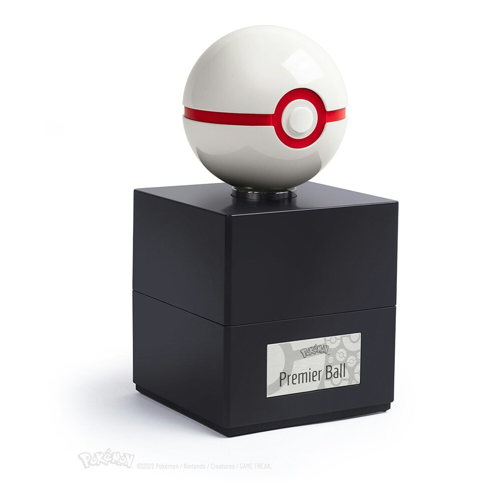 image 1 of Pokémon Die-Cast Premier Ball Replica | White