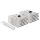 image 1 of Harbour Housewares Vacuum Storage Bags with Hand Pump - Medium (50 x 70cm) - White - Pack of 10 | White | White