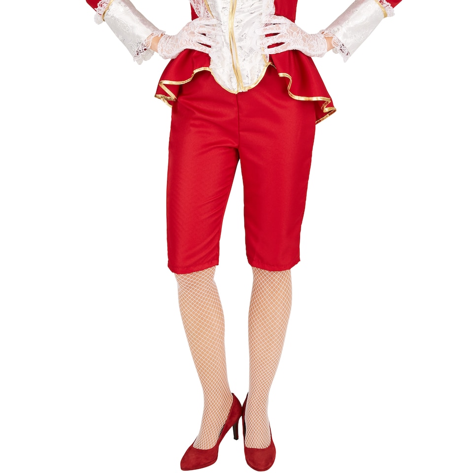 image 1 of Aristocratic Venetian Lady Costume | Red | red/white | XL | 1