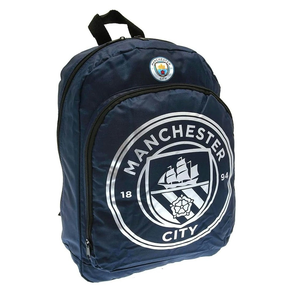 image 1 of Manchester City FC Colored Navy Backpack Blue