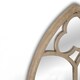 image 4 of Primrose Wooden Gothic Glass Garden Mirror 3ft 7in x 2ft