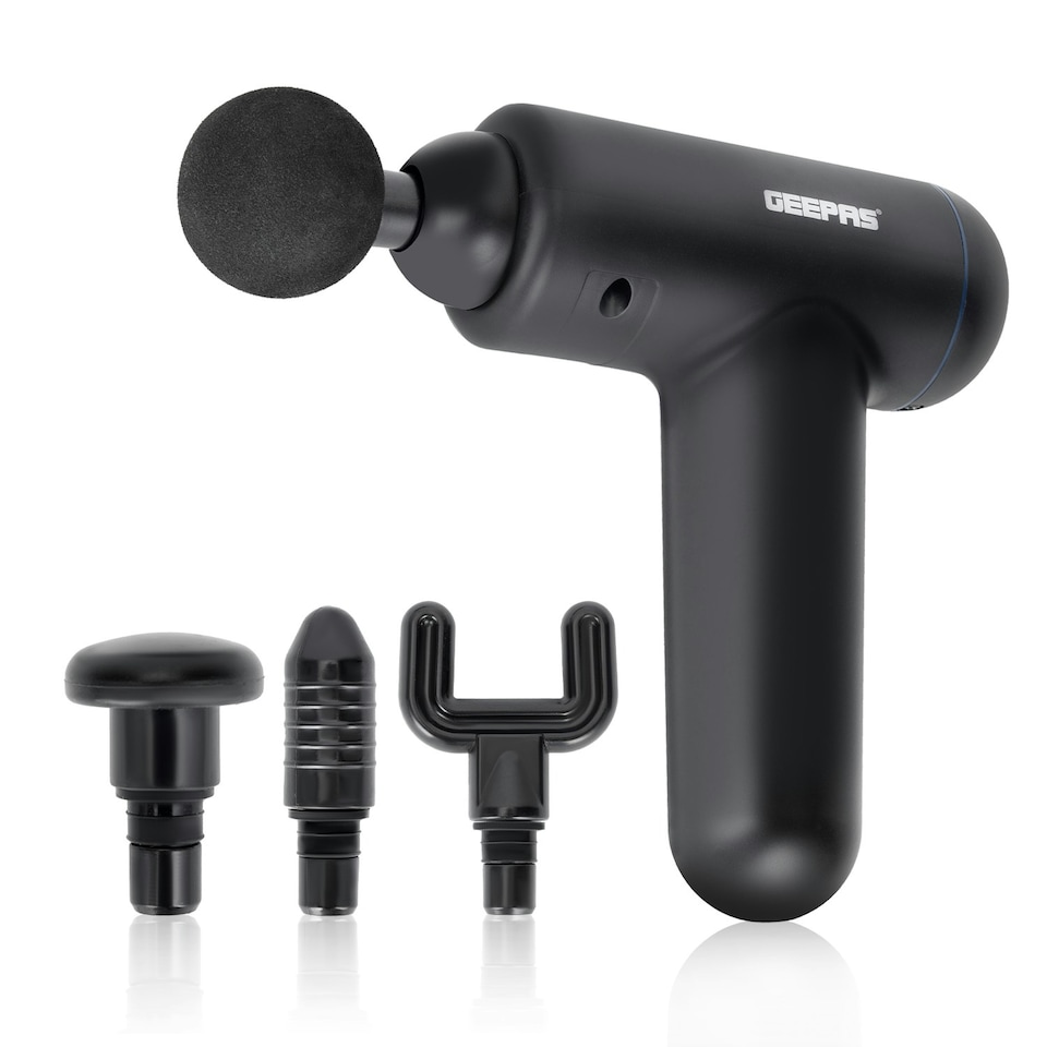 image 1 of GEEPAS 4-in-1 Cordless Handheld Muscle Massager
