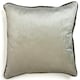 image 1 of Piped Velvet Cushion Cover with Cusion Pads (43x43 cm) Brown | Natural