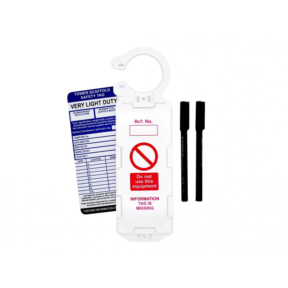 Scan Tower Tag Kit (UK Plug) | Multi | Multi Colour | 10 Kits per Box | 1