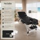 image 2 of Massage Table Phuket - 3 zones, 70 cm wide, aluminium frame, carry bag and masks | Black | black | 1