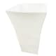image 2 of 1 x White Shiny Gloss Contemporary Milano Flower Planter Ideal For Home & Garden Use White