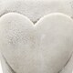 image 2 of White Wash Heart Plant Pot Set of 3 Assorted Sizes White