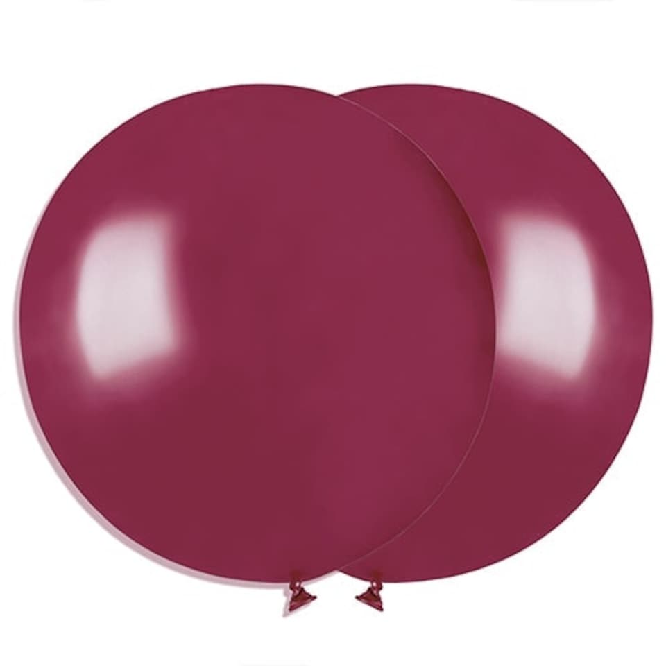Vino Burgundy Biodegradable Latex Balloons 48cm / 19 in - Pack of 25