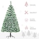 image 3 of HOMCOM 5FT Indoor Christmas Tree Artificial Decoration mas Gift with Metal Stand Branch Tips