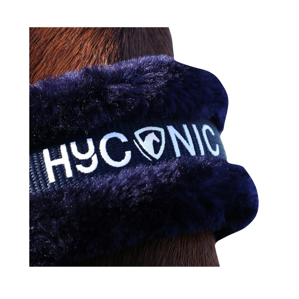 image 1 of HYCONIC Faux Fur Horse Lead Rope - Navy - Pony
