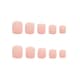 image 3 of Invogue Matte Pastel Pink Square Nails (24 Pieces)